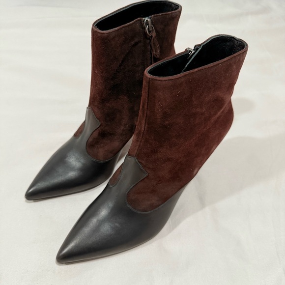 All Saints Women’s Elmore Boots in Black Cognac - 9.5 - Picture 1 of 13